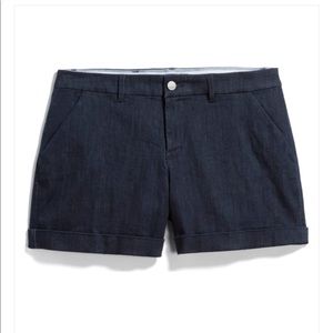 *CLOSET CLEANOUT* Dark Rinse Cuffed Denim Shorts